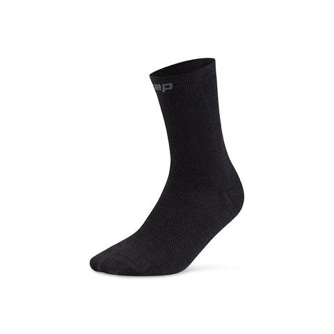Core All Day Mid Cut Socks, Anthracite, Unisex, XL