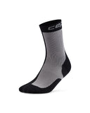 Run Half&Half Mid Cut Socks 5.0, Black/Grey, Unisex, XS